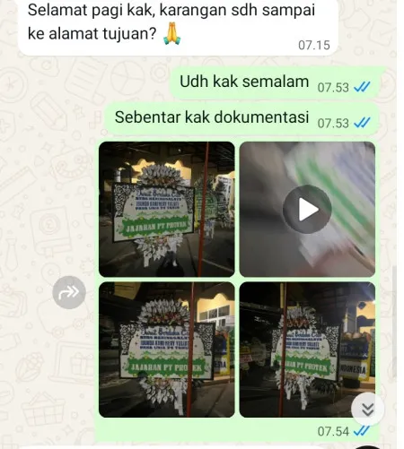 Pengiriman Papan Bunga Selamat Cipadu