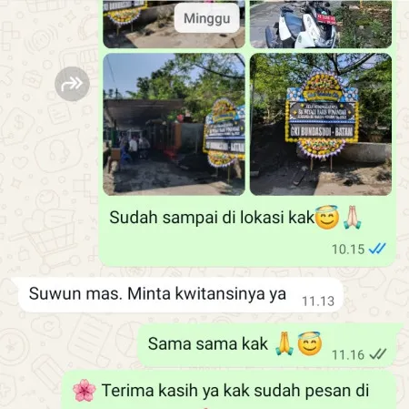 Pengiriman Papan Bunga Duka Cipadu