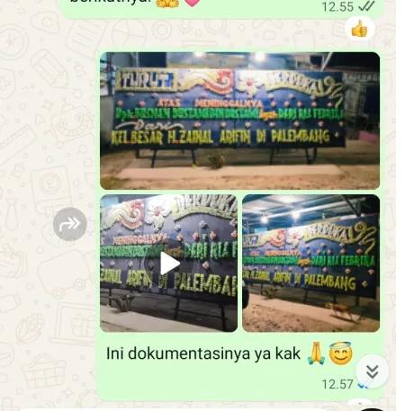 Pengiriman Papan Bunga Duka Cipadu